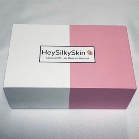Hey Silky Skin Women's Advanced IPL Hair Removal Handset Rose Gold Pink New - Picture 3 of 15